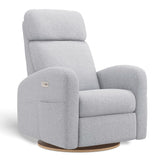 Fauteuil Berçant Inclinable Pivotant Hailey Arlo Heather Silver avec Mécanisme Électrique (Tissu résistant aux taches)-Jaymar BB-JAM-527-ARLO-57-CLÉMENT