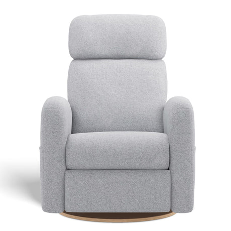 Fauteuil Berçant Inclinable Pivotant Hailey Arlo Heather Silver avec Mécanisme Électrique (Tissu résistant aux taches)-Jaymar BB-JAM-527-ARLO-57-CLÉMENT