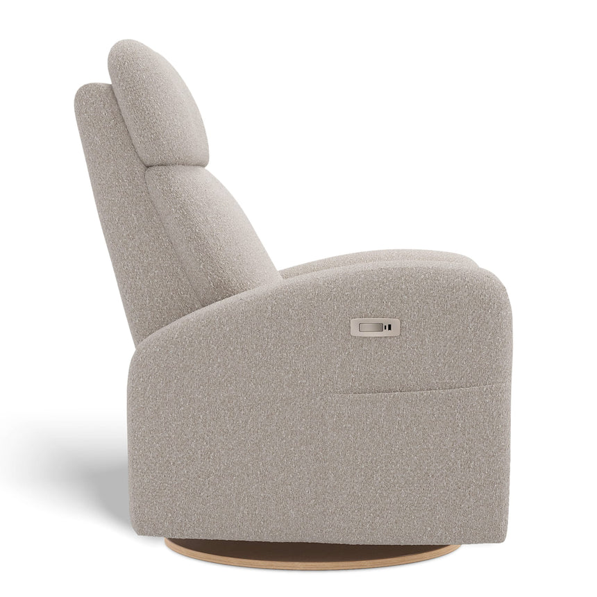 Fauteuil Berçant Inclinable Pivotant Hailey Beyond Sheep Vanilla avec Mécanisme Électrique-Jaymar BB-JAM-527-BEYON-11-CLÉMENT