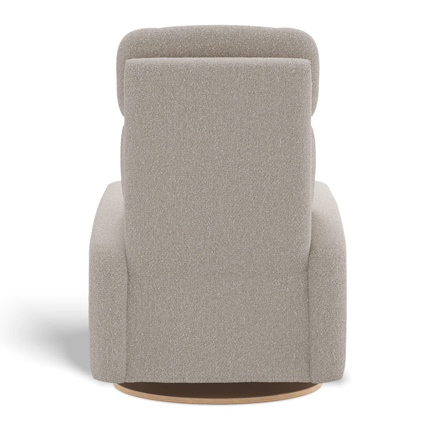 Fauteuil Berçant Inclinable Pivotant Hailey Beyond Sheep Vanilla avec Mécanisme Électrique-Jaymar BB-JAM-527-BEYON-11-CLÉMENT