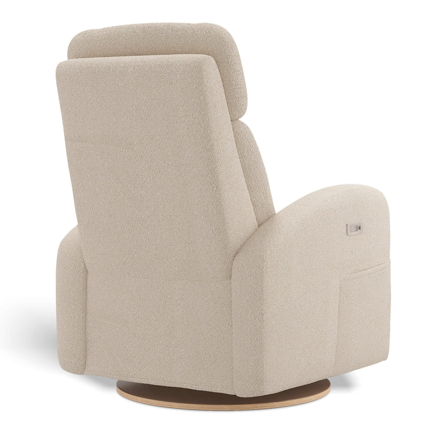 Fauteuil Berçant Inclinable Pivotant Hailey Beyond Sheep Cream avec Mécanisme Électrique-Jaymar BB-JAM-527-BEYON-14-CLÉMENT