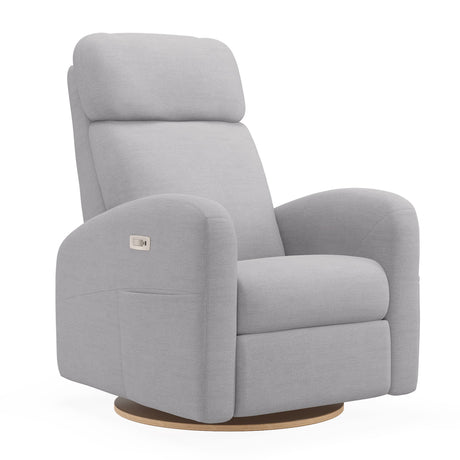 Fauteuil Berçant Inclinable Pivotant Hailey Como Dove Grey avec Mécanisme Électrique-Jaymar BB-JAM-527-COMO-61-CLÉMENT