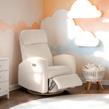 Fauteuil Berçant Inclinable Pivotant Hailey Henequen avec Mécanisme Électrique (Tissu anti-tache)-Jaymar BB-JAM-527-HENEQ-01-CLÉMENT