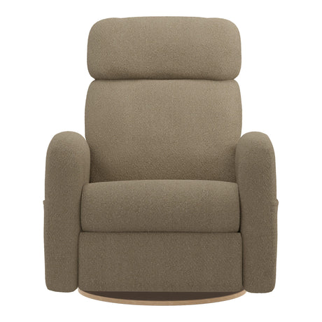 Grand Fauteuil Berçant Inclinable Pivotant Hailey avec Mécanisme Électrique - Tissu Anti-tache Tessa Mocha-Jaymar BB-JAM-527-MOCHA606-CLÉMENT