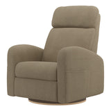 Grand Fauteuil Berçant Inclinable Pivotant Hailey avec Mécanisme Électrique - Tissu Anti-tache Tessa Mocha-Jaymar BB-JAM-527-MOCHA606-CLÉMENT