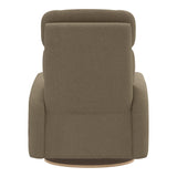 Grand Fauteuil Berçant Inclinable Pivotant Hailey avec Mécanisme Électrique - Tissu Anti-tache Tessa Mocha-Jaymar BB-JAM-527-MOCHA606-CLÉMENT