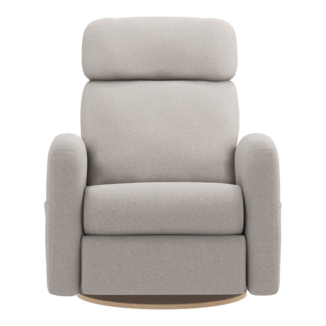 Grand Fauteuil Berçant Inclinable Pivotant Hailey avec Mécanisme Électrique - Arlo Heather Pearl (Tissu résistant aux taches)-Jaymar BB-JAM-527295ARL601-CLÉMENT