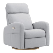 Grand Fauteuil Berçant Inclinable Pivotant Hailey avec Mécanisme Électrique - Arlo Heather Silver (Tissu résistant aux taches)-Jaymar BB-JAM-527295ARLO57-CLÉMENT