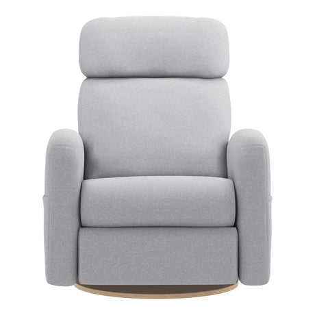 Grand Fauteuil Berçant Inclinable Pivotant Hailey avec Mécanisme Électrique - Arlo Heather Silver (Tissu résistant aux taches)-Jaymar BB-JAM-527295ARLO57-CLÉMENT