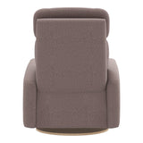 Grand Fauteuil Berçant Inclinable Pivotant Hailey avec Mécanisme Électrique - Arlo Beige (Tissu résistant aux taches)-Jaymar BB-JAM-527295ARLO96-CLÉMENT