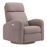 Grand Fauteuil Berçant Inclinable Pivotant Hailey avec Mécanisme Électrique - Arlo Beige (Tissu résistant aux taches)-Jaymar BB-JAM-527295ARLO96-CLÉMENT