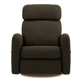 Grand Fauteuil Berçant Inclinable Pivotant Hailey avec Mécanisme Électrique - Tissu Anti-tache Mojo Espresso-Jaymar BB-JAM-527295ESP006-CLÉMENT