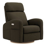 Grand Fauteuil Berçant Inclinable Pivotant Hailey avec Mécanisme Électrique - Tissu Anti-tache Mojo Espresso-Jaymar BB-JAM-527295ESP006-CLÉMENT