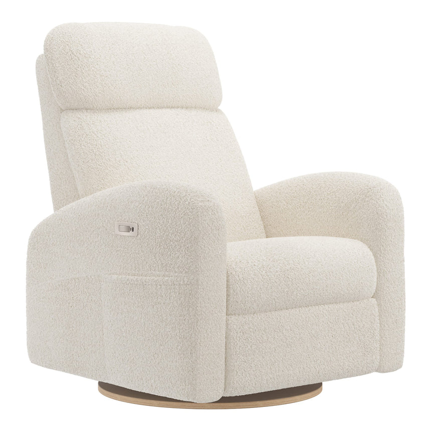 Grand Fauteuil Berçant Inclinable Pivotant Hailey avec Mécanisme Électrique - Puppy Pearl-Jaymar BB-JAM-527295PUPP11-CLÉMENT