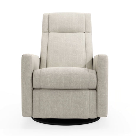 Fauteuil Berçant et Pivotant Nelly - Nubia Ivoire / Noir-Jaymar BB-JAM-521-NUBIA-01-CLÉMENT