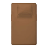 Ensemble Draps Flanelle Lit Double - Uni Caramel-Origami Maison-JAS-ENS54FLANTOB-CLÉMENT