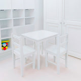 Table et Chaises en Bois - Blanc-JB Poitras-JBP-312-blanc-CLÉMENT