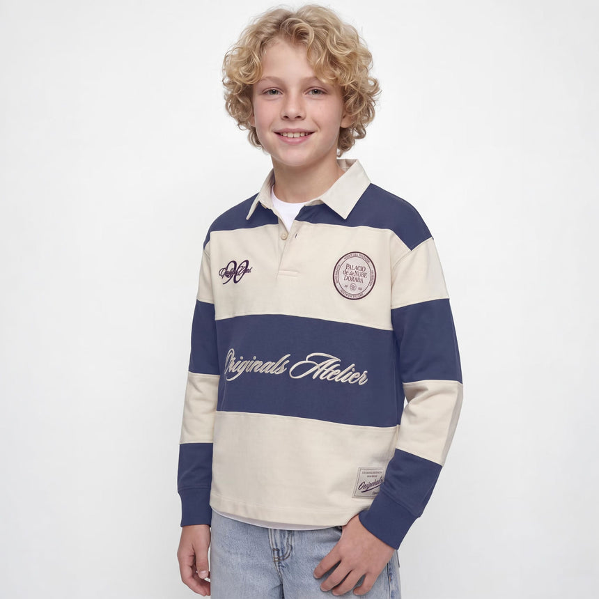 Polo Rugby Salamanco 8-16ans-Jack & Jones-JCJ-12303323-CLÉMENT