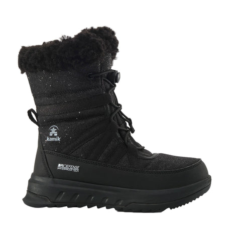 Botte Stormy F Paillettes Pointures 4-7j-Kamik-Noir-4 J-KAI-NF4132-BK2-CLÉMENT