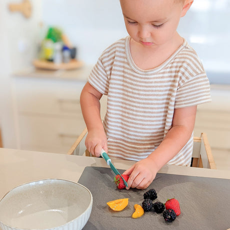 Couteau Sécuritaire pour Enfant – Vert Sauge-Kiddikutter-KDD-KK-SG-CLÉMENT