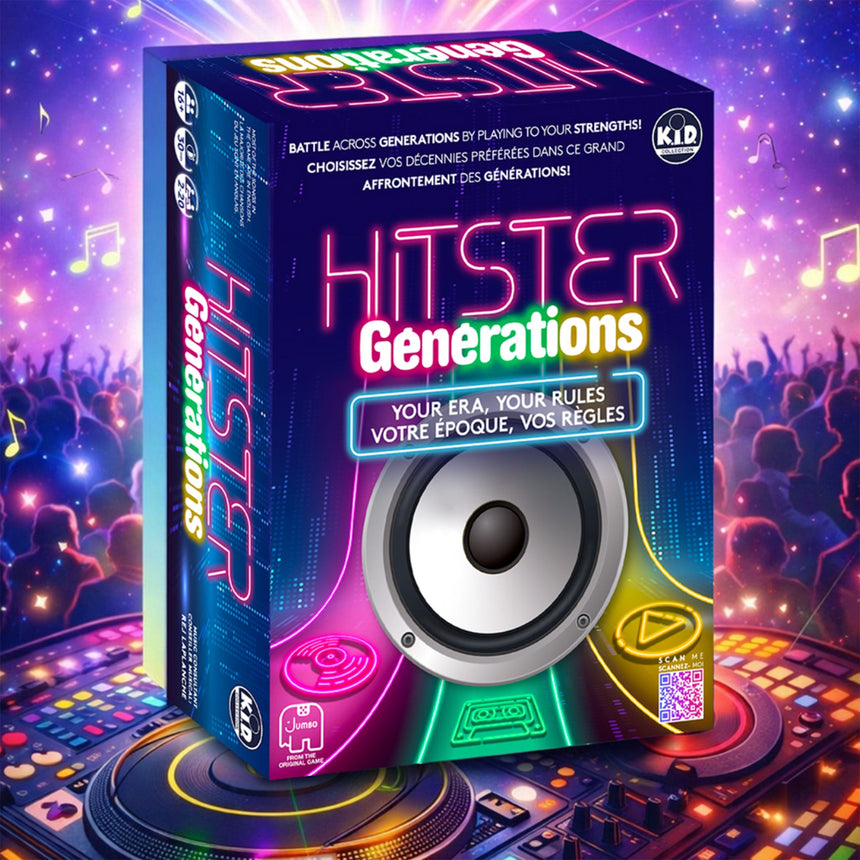 Hitster Générations – Jeu musical multilingue-Kid Jouets-KIJ-63481056-CLÉMENT