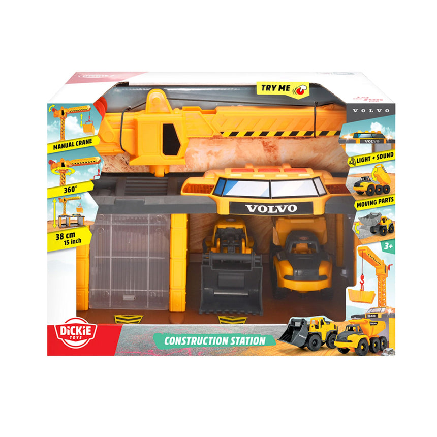 Volvo - Station de construction-Kid Jouets-KIJ-965372-6009-CLÉMENT