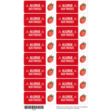 Étiquettes Allergie - Fraises-Clement - Impressions-LAB-ECALL-FRAISE-CLÉMENT