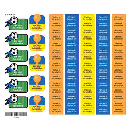 Étiquettes Essentiel - Soccer-Clement - Impressions-LAB-ECNOM-SOCCER-CLÉMENT