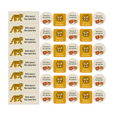 Étiquettes Scolaire - Tigres-Clement - Impressions-LAB-ECNOM-S-TIGR-CLÉMENT