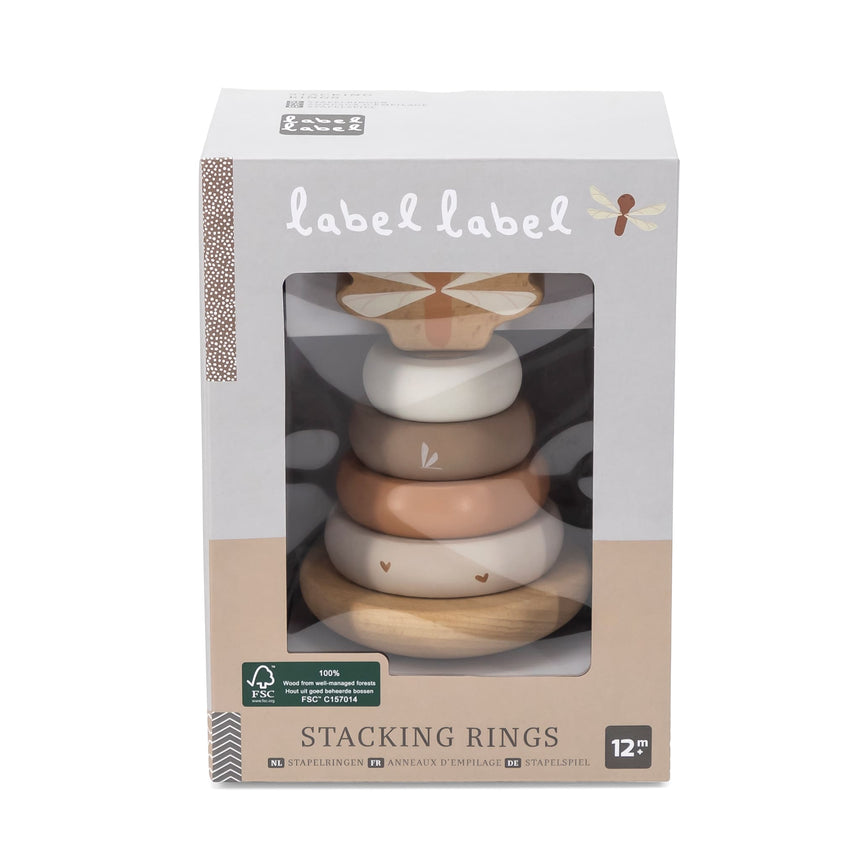 Anneaux à empiler - Nougat-Label Label-LAE-533LLWT34383-CLÉMENT