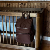 Sac à dos de maternité Anabelle en nylon - Chocolat-Lambert-LBT-ANABELLECCNY-CLÉMENT