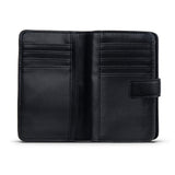 Portefeuille en cuir vegan Carly - Noir-Lambert-LBT-CARLYBLKPEB-CLÉMENT