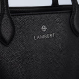 Sac fourre-tout en cuir vegan recyclé Claire - Noir-Lambert-LBT-CLAIREBLKPB-CLÉMENT
