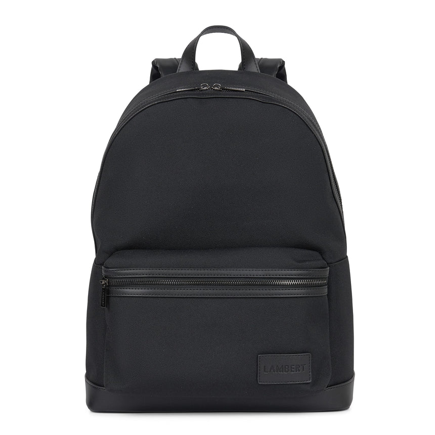Sac à dos Logan Canvas - Noir-Lambert-LBT-LOGANBLKCAN-CLÉMENT