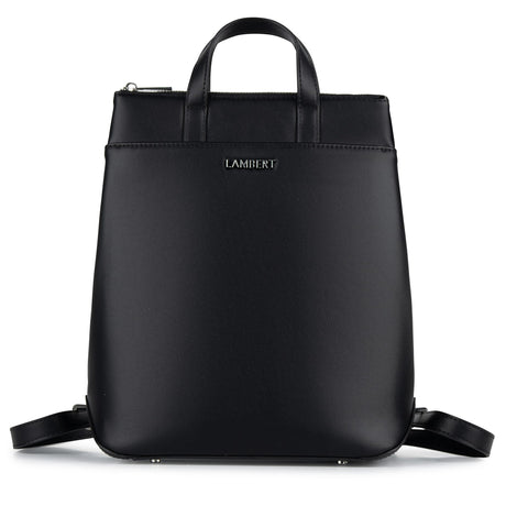 Sac à dos en cuir vegan Millie - Noir-Lambert-LBT-MILLIEBLKSMR-CLÉMENT