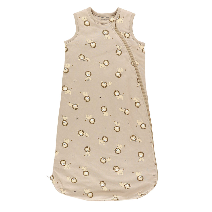 Sac de Nuit Lions 0-18mois-Petit Lem-Taupe-0-6 m-LEM-24YRL18A03-CLÉMENT
