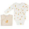 Ensemble de 2 Cache-Couches Manches Longues Canards-Petit Lem-Beige-Nouveau-né-LEM-24YRL20T02-CLÉMENT