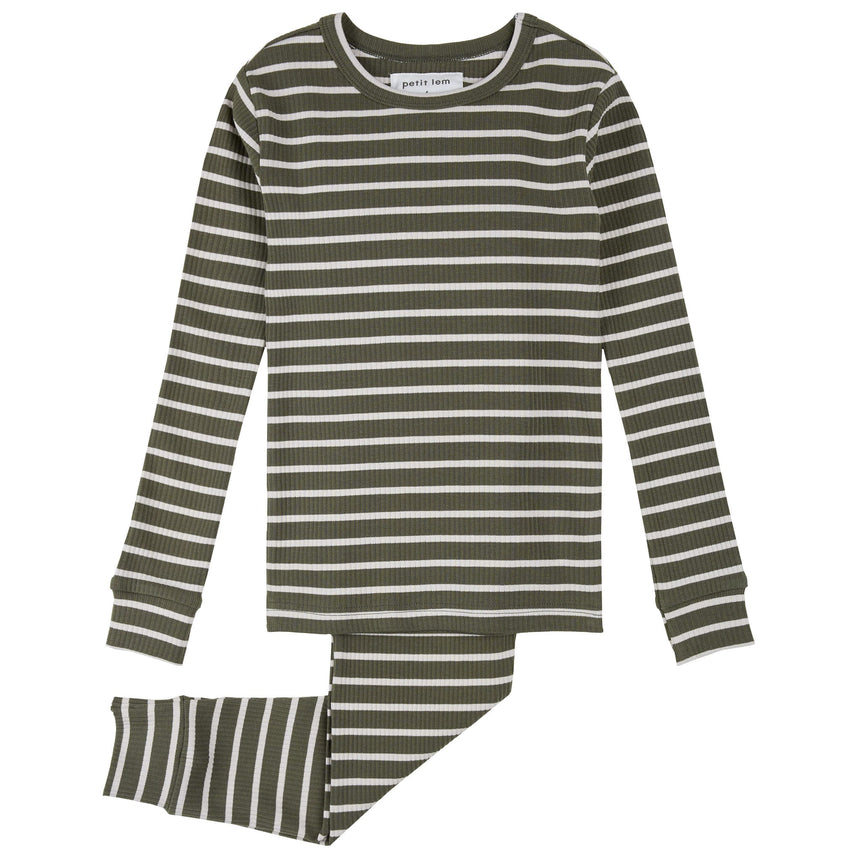 Pyjama Rayé Vert 2-7ans-Petit Lem-Vert-2-LEM-26ERS30Q34K-CLÉMENT