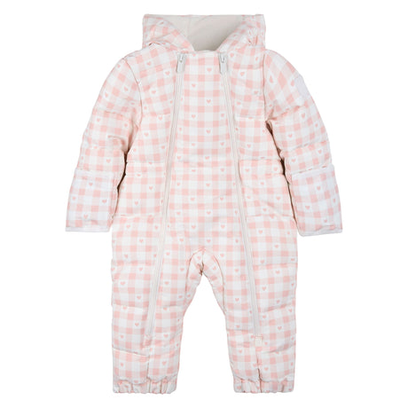 Habit de Neige Une Pièce Carreaux Rose 3-9mois-Petit Lem-Rose-3 m-LEM-26FRJ92J13BF-CLÉMENT