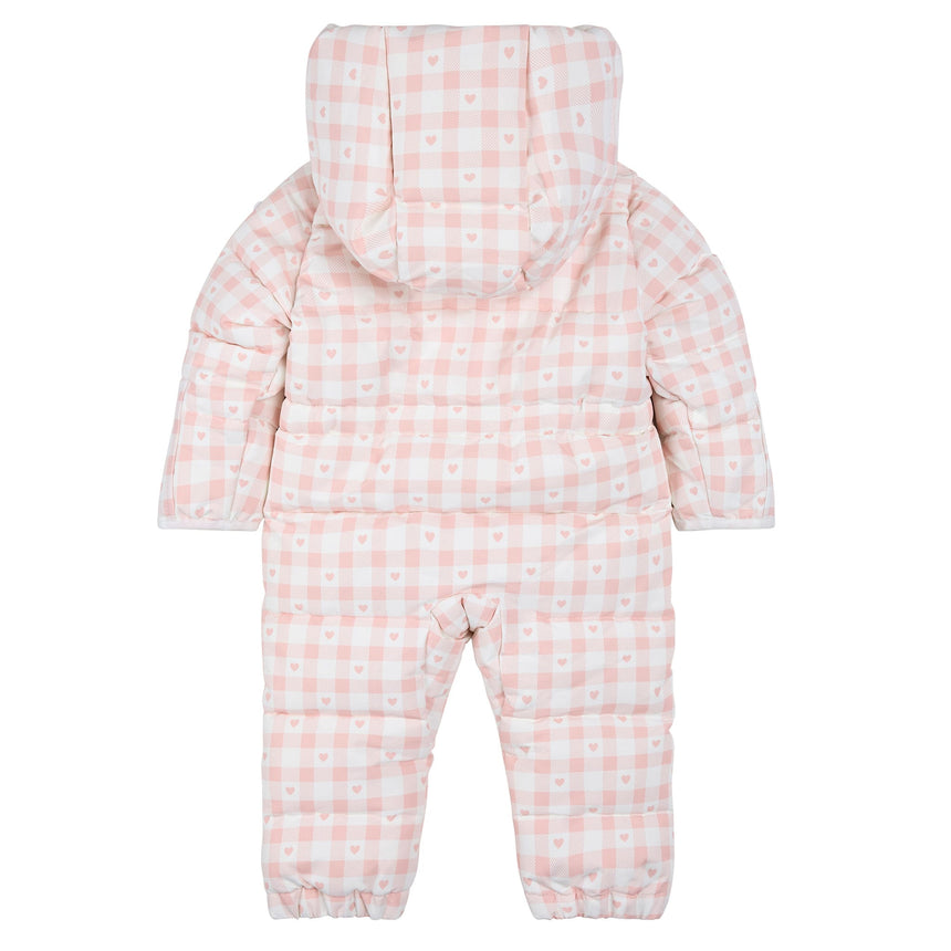 Habit de Neige Une Pièce Carreaux Rose 3-9mois-Petit Lem-LEM-26FRJ92J13BF-CLÉMENT