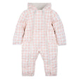 Habit de Neige Une Pièce Carreaux Rose 12-24mois-Petit Lem-Rose-12 m-LEM-26FRJ92J13BN-CLÉMENT