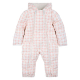 Habit de Neige Une Pièce Carreaux Rose 12-24mois-Petit Lem-Rose-12 m-LEM-26FRJ92J13BN-CLÉMENT