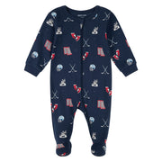 Pyjama Hockey 0-24mois-Petit Lem-Marine-0 m-LEM-26FRS16P35B-CLÉMENT