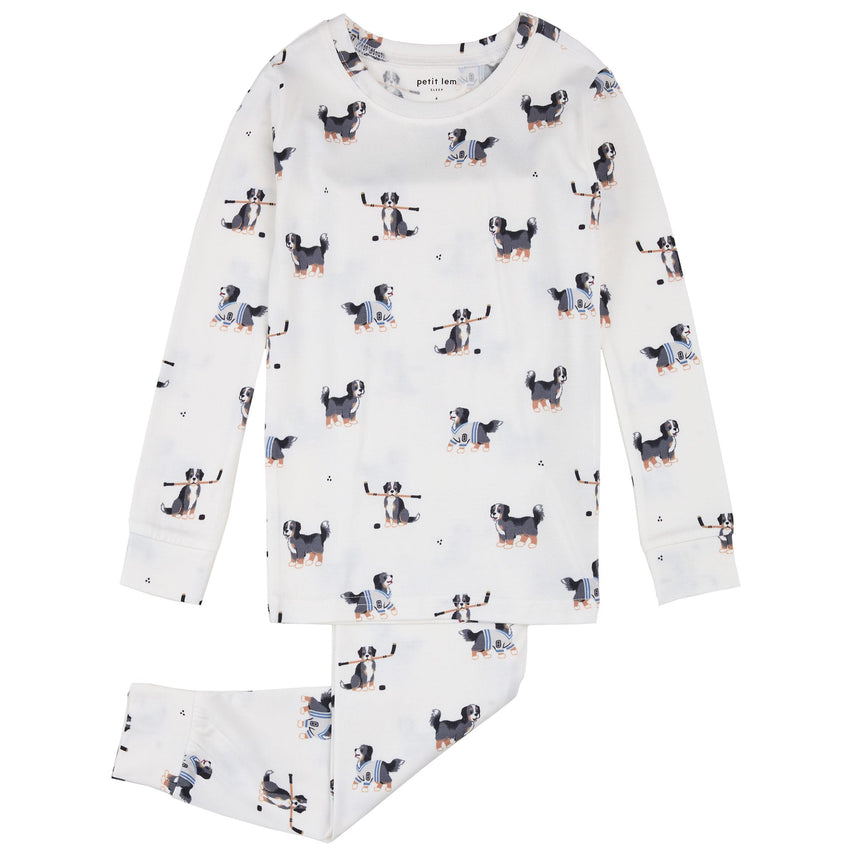 Pyjama Chiens 2-7ans-Petit Lem-Ivoire-2-LEM-26FRS36Q43K-CLÉMENT