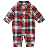Pyjama Flanelle Carreaux 3-24mois-Petit Lem-Rouge-3 m-LEM-26HRS56F01B-CLÉMENT