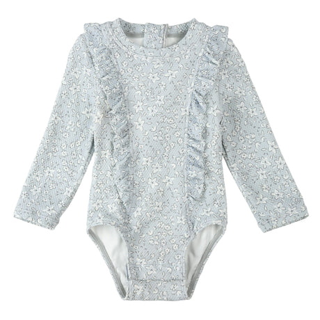 Maillot UV Manches Longues Fleurs 2-6ans-Petit Lem-Bleu-2-LEM-26SRM03M12K-CLÉMENT