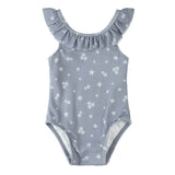 Maillot Texturé Fleurs 2-6ans-Petit Lem-Bleu-2-LEM-26SRM03M15K-CLÉMENT