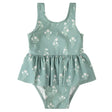 Maillot UV Imprimée Fleurs 6-24mois-Petit Lem-Turquoise-6-12 m-LEM-26SRM03M17B-CLÉMENT