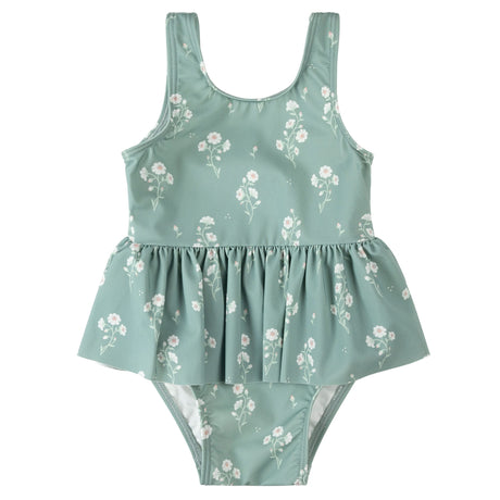 Maillot UV Imprimée Fleurs 6-24mois-Petit Lem-Turquoise-6-12 m-LEM-26SRM03M17B-CLÉMENT