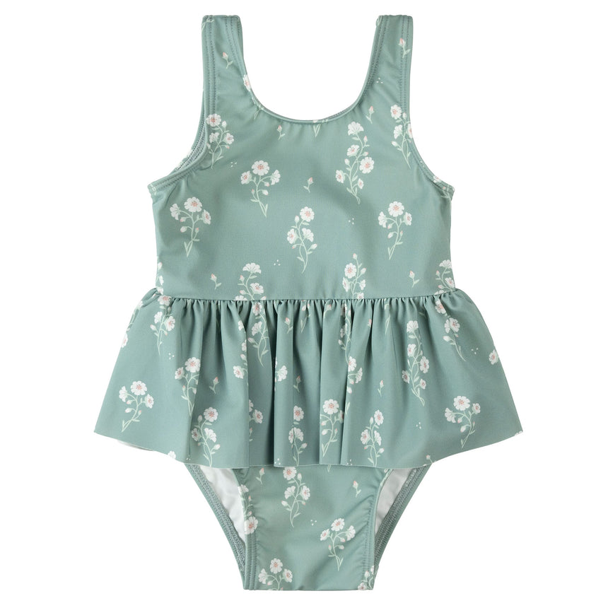 Maillot UV Imprimée Fleurs 2-6ans-Petit Lem-Turquoise-2-LEM-26SRM03M17K-CLÉMENT